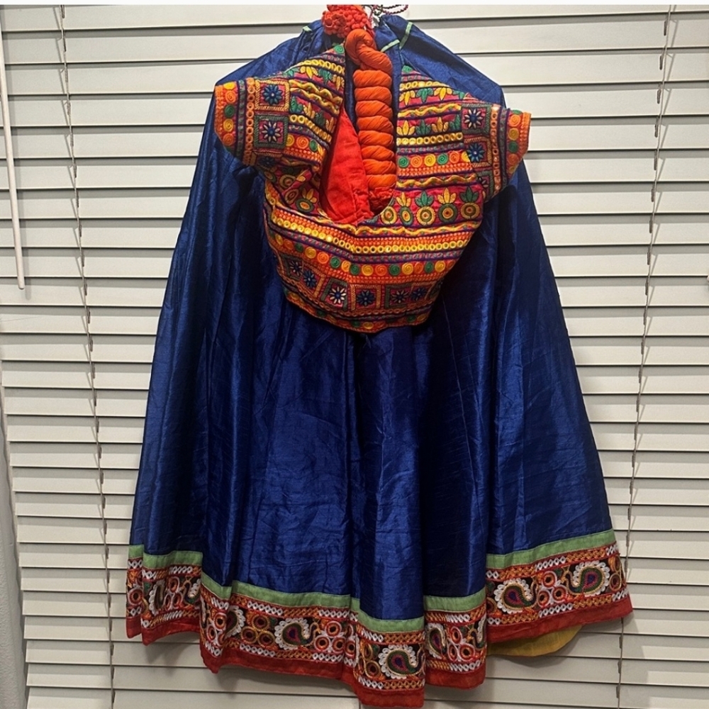 Colorful Embroidered Traditional Navratri Garba Chania Choli